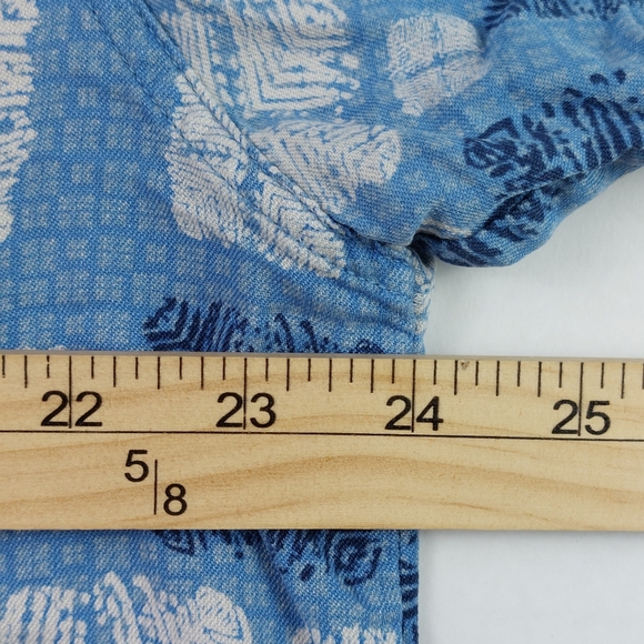 Nat Nast Shirt Mens Size XL Blue Geometric Hawaiian Silk Cotton Luxury Original - Picture 4 of 9